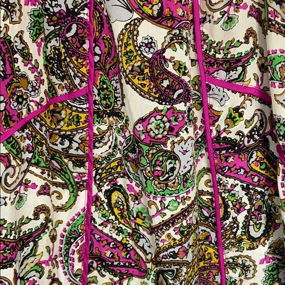 GREYLIN Paisley Print Silk Sleeveless Top - Picture 3 of 5